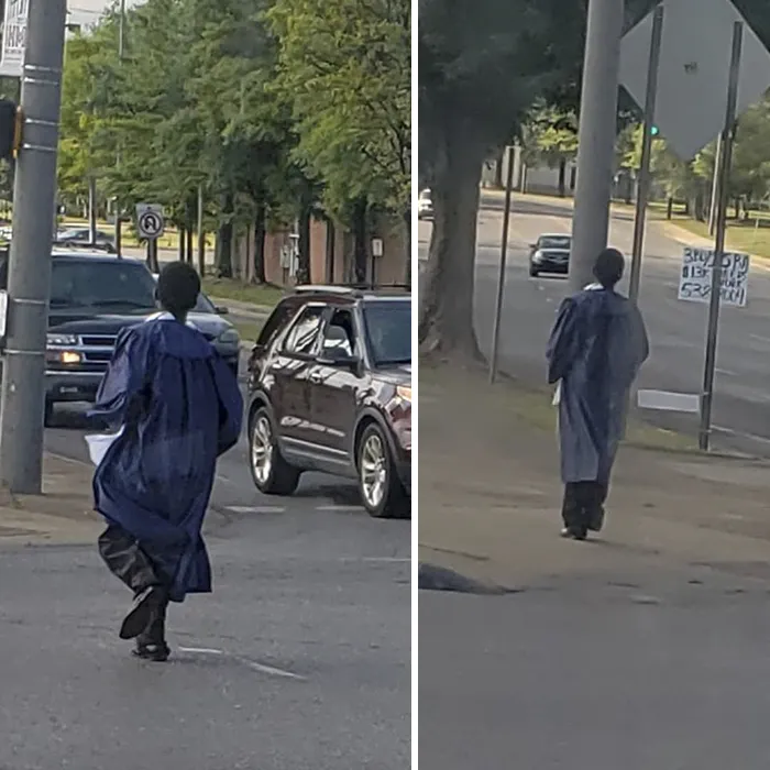 Photo of a Boy Strolling at 5 AM in Graduation Robes Goes Viral: Unveiling the Story Behind It