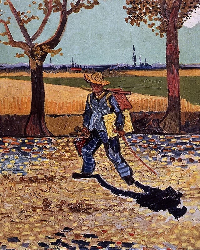 Vincent van Gogh, The Painter on the Road to Tarascon, 1888. Photo courtesy the Kulturhistorisches Museum Magdeburg, Picture Archive.