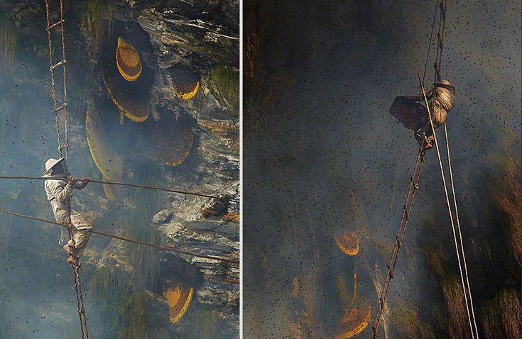 Stunning Images Of The Ancient Traditional Honey Hunters Of Nepal